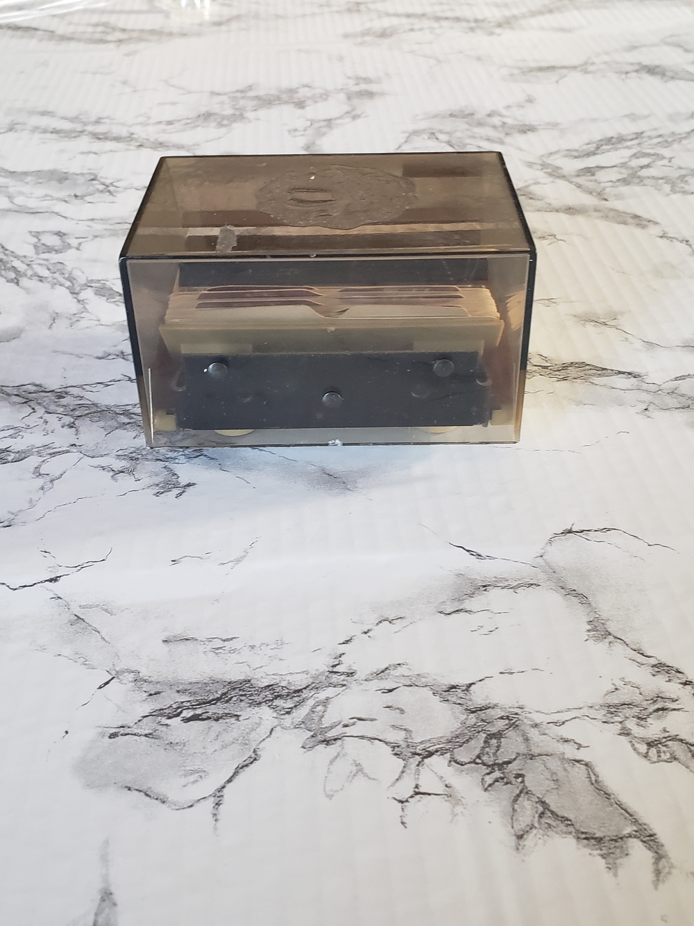 Rolodex Smoky Brown Plastic Index Card File - Rolodex. Vintage. Model5-300c - Picture 3 of 5